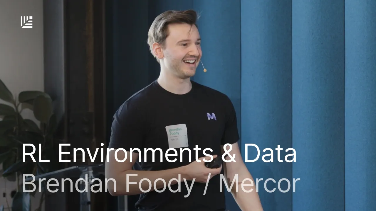 RL Environments Explained: How AI Agents Learn Real-World Work | Brendan Foody, Mercor