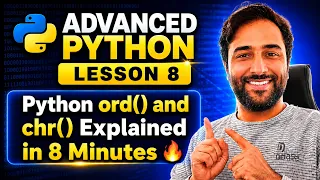 Python ord and chr Explained in 8 Minutes