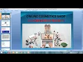 PPT - Online Cosmetics Shop PHP MYSQL Project PPT