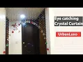 Glass Crystal Beaded Curtain for Luxury Living Room Gorgeous Crystal curtain for your dream home