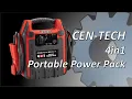 Cen-tech 4 in 1 Power Pack jump starter