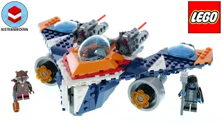 LEGO Marvel 76278 Rocket's Warbird vs. Ronan Speed Build Review