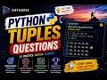 Python Tuples Python Interview Questions Python Tuple Question Datadrix