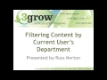 Filter SharePoint List or Library by Current User s Department