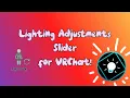 How to create a lighting slider VRChat tutorial