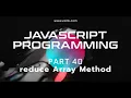 Learning Javascript Programming Part 40 Reduce Array Method