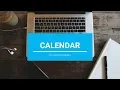Calendar - Core Java With BlueJ