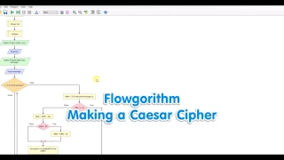 Flowgorithm - Caesar Cipher Part 2