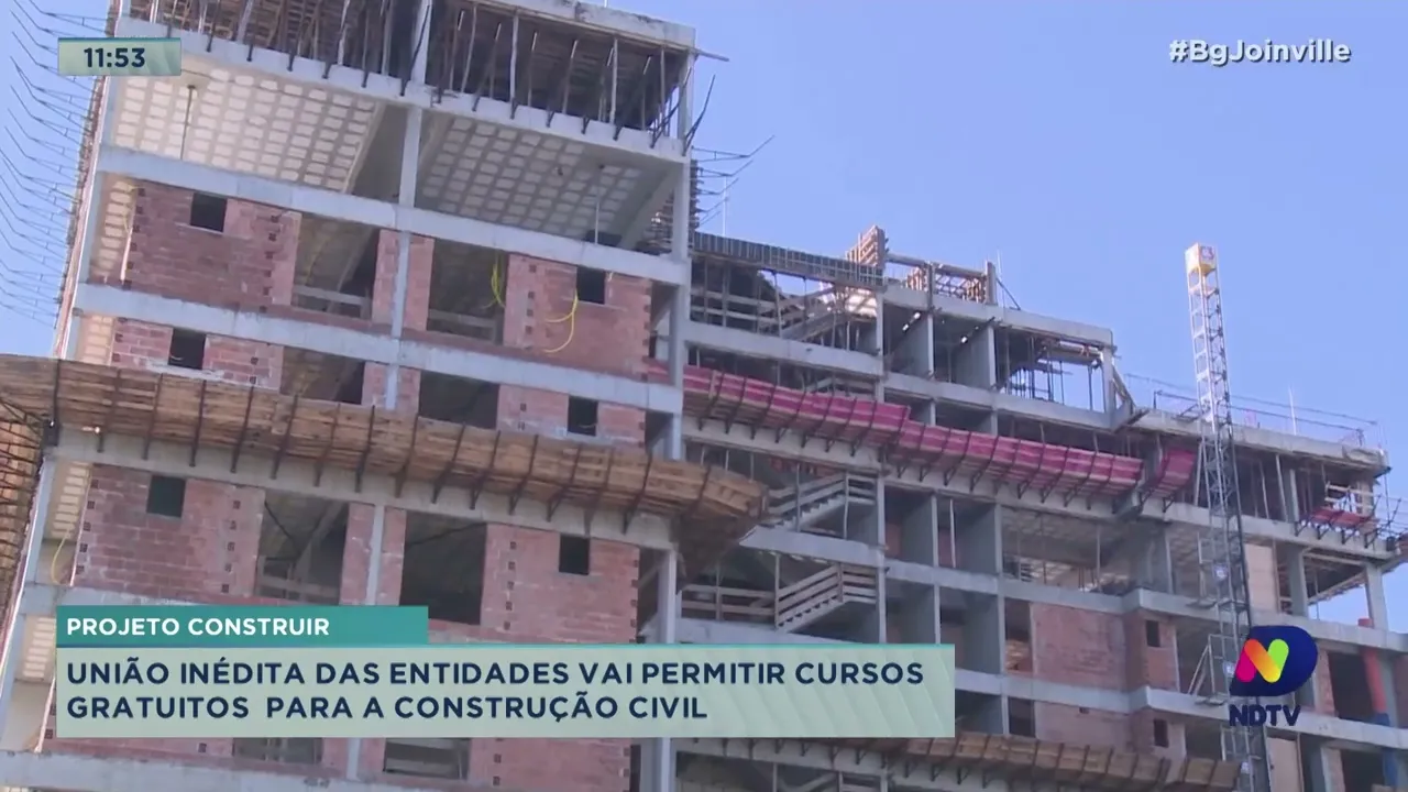 Projeto Construir! União inédita das entidades vai permitir cursos gratuítos para construção civil