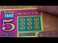 Instant take 5 from the NY Lottery