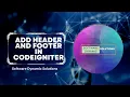 Add Header Footer in Codeigniter