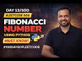 Fibonacci Number Leetcode 509 Dynamic Programming DSA with Python in Hindi