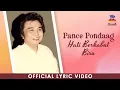 Pance Pondaag - Hati Berkabut Biru (Official Lyric Video)
