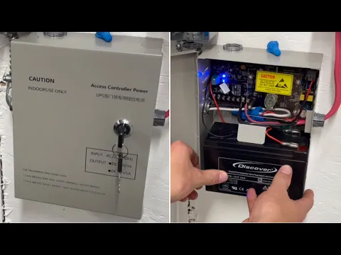 Download MP3 Installing a 12V UPS for access control system.