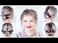 Simple Elegant Updo Hairstyles For Medium Length Hair Milabu