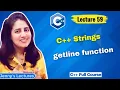 C Strings Introduction getline function part 2 C placement Course