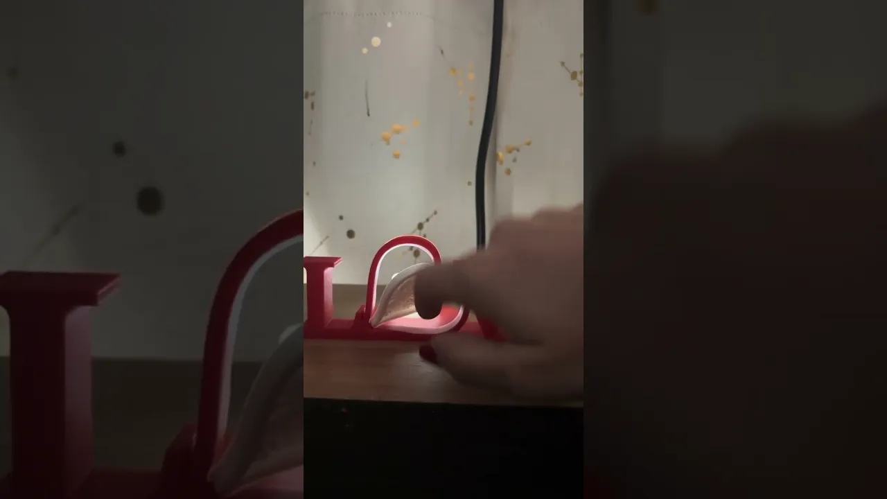 Spinning LOVE Lithophane Frame video thumbnail