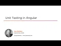 Unit Testing in Angular 12 - Course