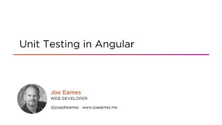 Unit Testing in Angular 12 - Course