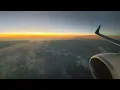 4K FULL SUNSET FLIGHT Portland PDX - Oakland OAK Alaska Airlines Boeing 737-990 ER