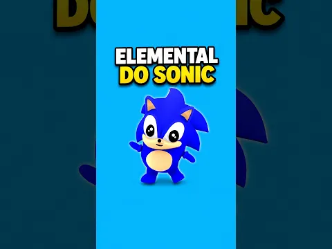 Fui o PRIMEIRO a pegar o ELEMENTAL DO SONIC no FORTNITE l SONIC CITY #fortnite #foryou #shorts