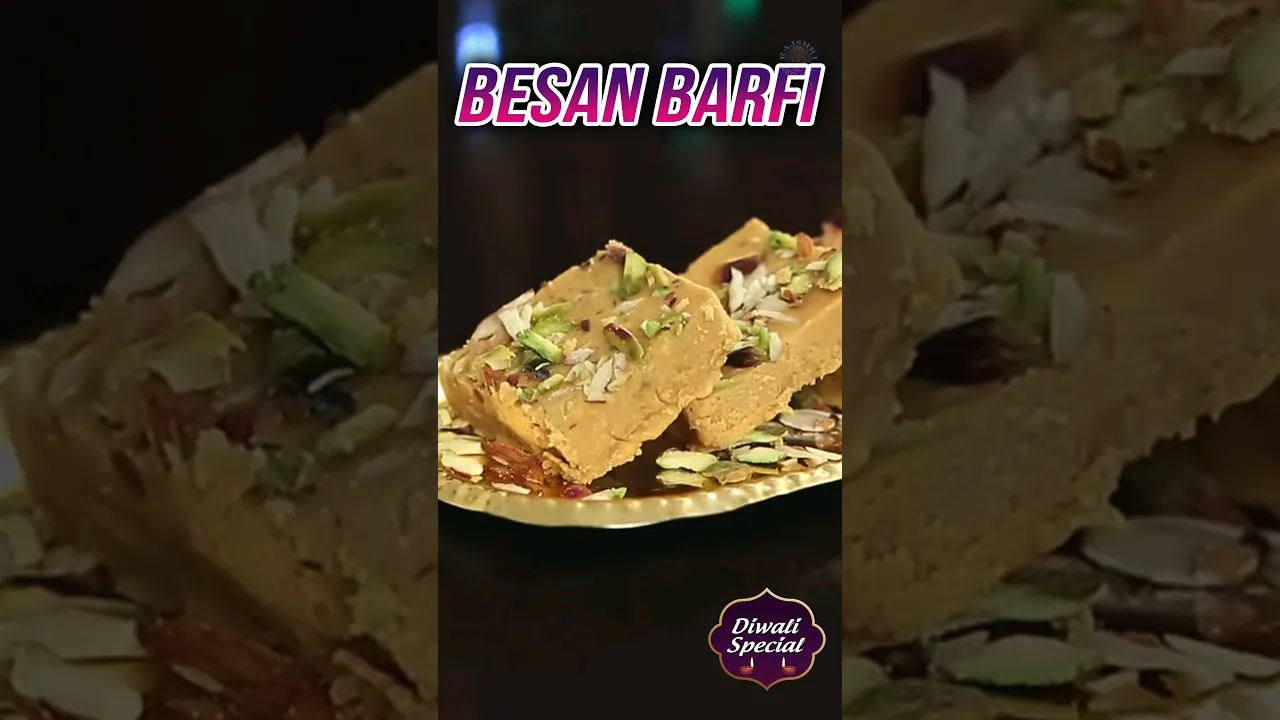 Besan Barfi   How To Make Besan Barfi   Besan Ki Barfi   #Diwali2023 Special Recipe #shorts