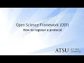 How to register a protocol in OSF