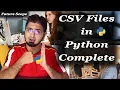 CSV Files in Python InBuilt Module Complete Detail Shortest in Hindi Urdu