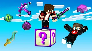 ماين كرافت عشت 24 ساعة على بلوكة حظ الايند ولكن الحظ نادر 