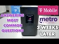 Metro by t - mobile 5G Home internet 3 weeks later my honest opinion Q A