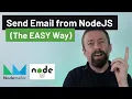 Send Email from NodeJS The Easy Way