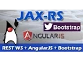 CRUD in AngularJS with JEE Restful Web Service jersey
