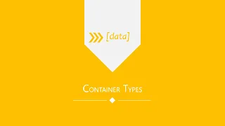 Python Tutorial - Container Types