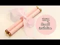 How to Make a scroll DIY scroll invitations