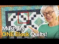 Go-To ONE BLOCK Patterns for Every Quilter