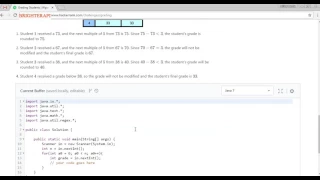 Hackerrank Solution - Grading Students Algorithms