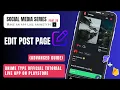 How to Edit a Post in FlutterFlow No-Code App Development Tutorial