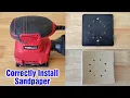 Hyper Tough Sander - How To Install Sandpaper Punch Holes