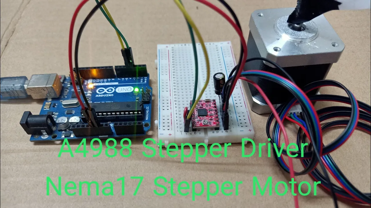 A4988 Driver with Nema17 Stepper Motor