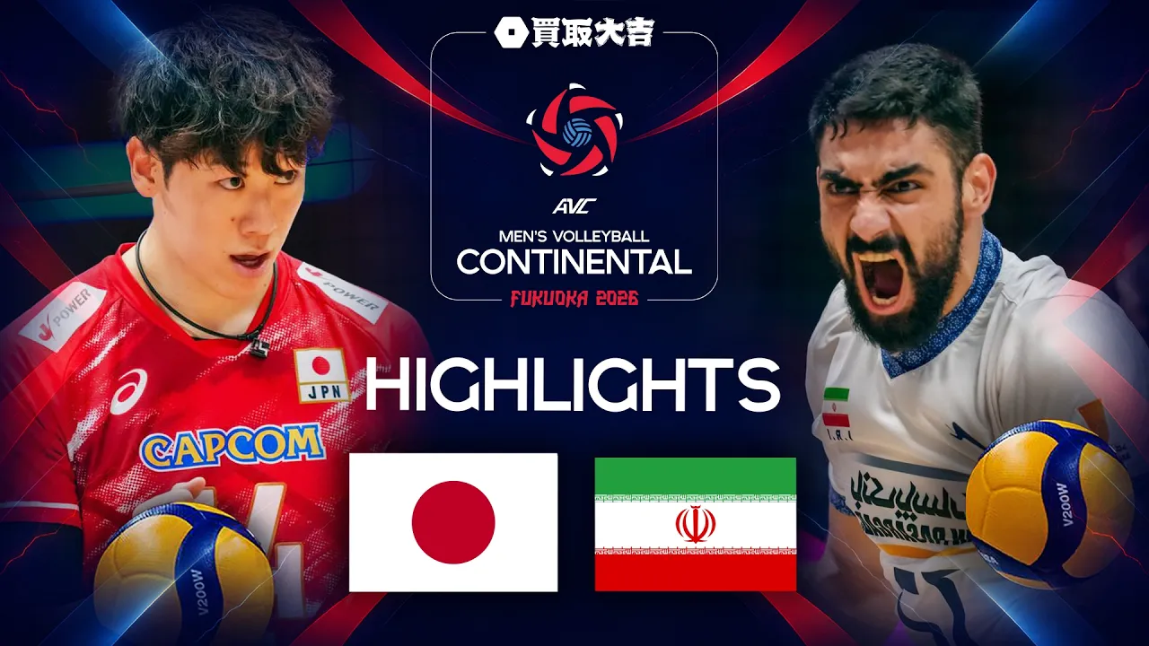 Japan 🇯🇵 vs. Iran 🇮🇷 - Final | AVC Men's Continental Championships 2026 | Gold Match Highlights