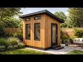 8x10 Modern Office Shed Plans