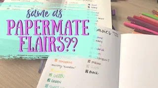 A Cheap Alternative to Papermate Flairs AmazonBasics Felt Tip Pens Review