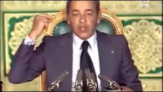 الخطاب التاريخي ل الراحل جلالة الملك الحسن الثاني للمسيرة الخضراء 