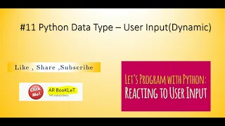Python User Input Dynamic Input