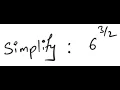 Exponents Simplify 6