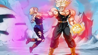 trunks return to the future to avenge gohan who was murdered by android 17 and android 18