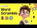 Word Scramble Challenge for Kids Unscramble Words Boost Vocabulary Fast