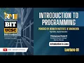 Tamil Semester 1 - Introduction to Java Introduction to Programming IT1406