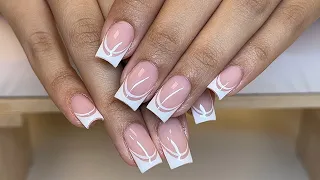 Short Gel-X Full Set French Nails How To Do Gel-X As A Beginner