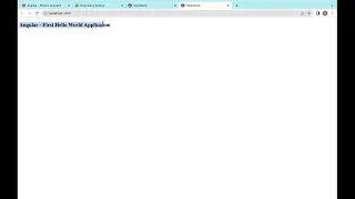 Angular Tutorial Getting started - Angular Setup hello-world application from scratch tutorial